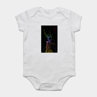 Geometric Rainbow Tree Baby Bodysuit